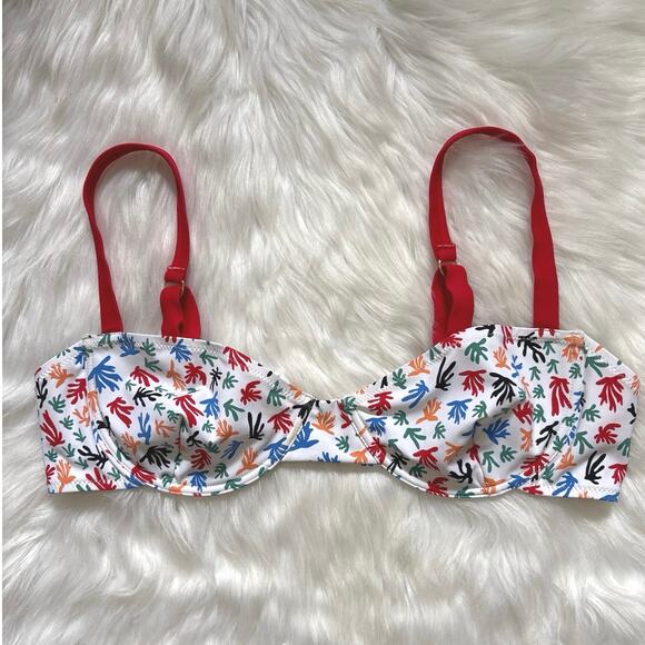 Fisch Saline Underwire Bikini Swim Top XL – Multicolor Print Sustainable - Picture 2 of 6